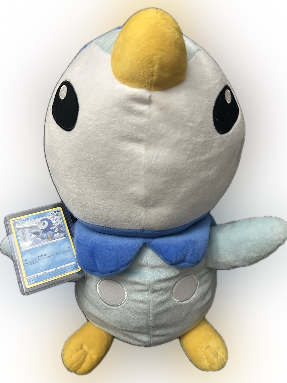 Pokémon Piplup Plush 18” ( Big ) PLUS Card in Shell